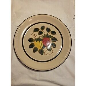 Vintage 1970s Sears‎ Stoneware Strawberry Serving Tray